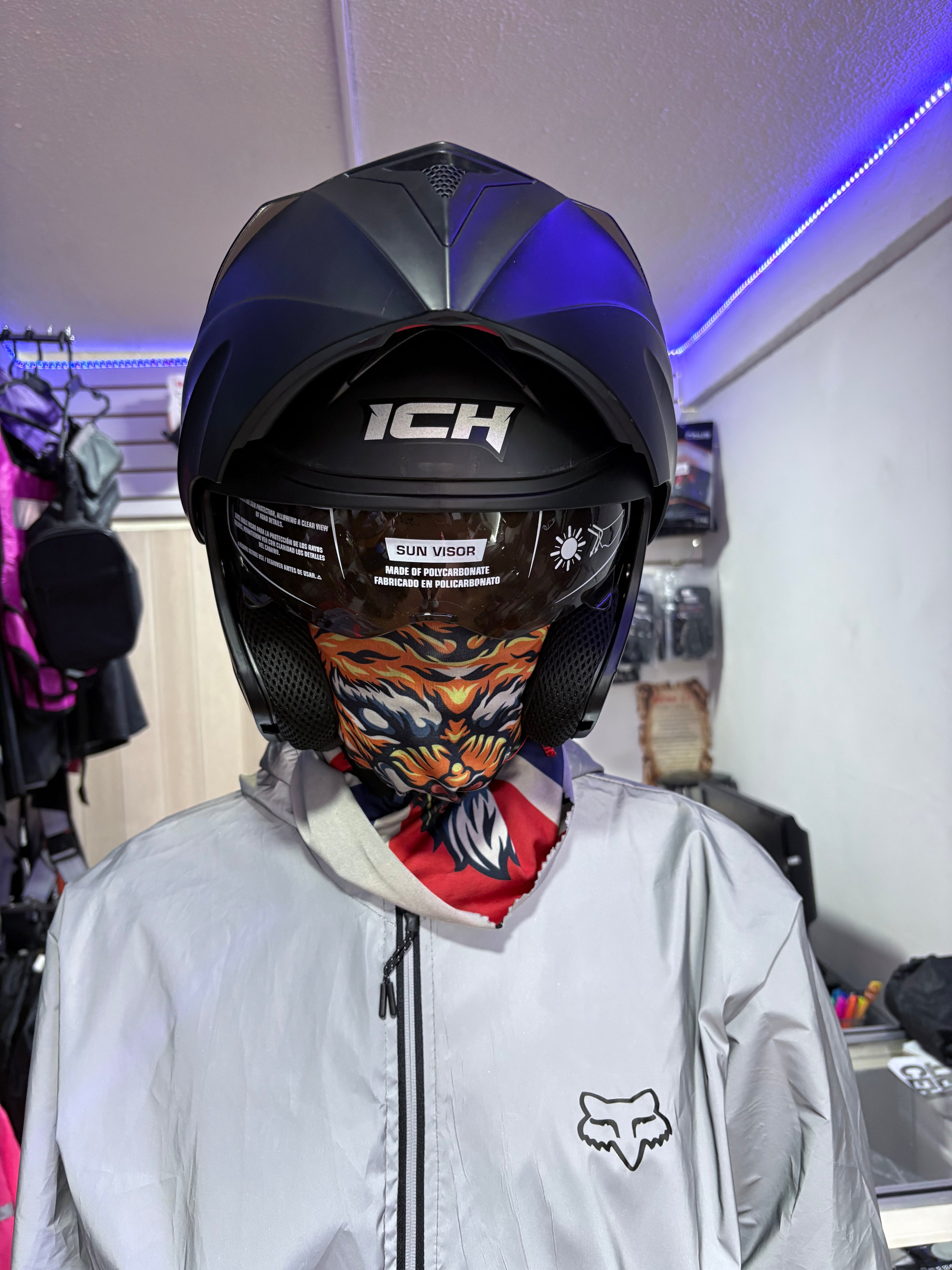 Casco Abatible ich 3110 negro mate