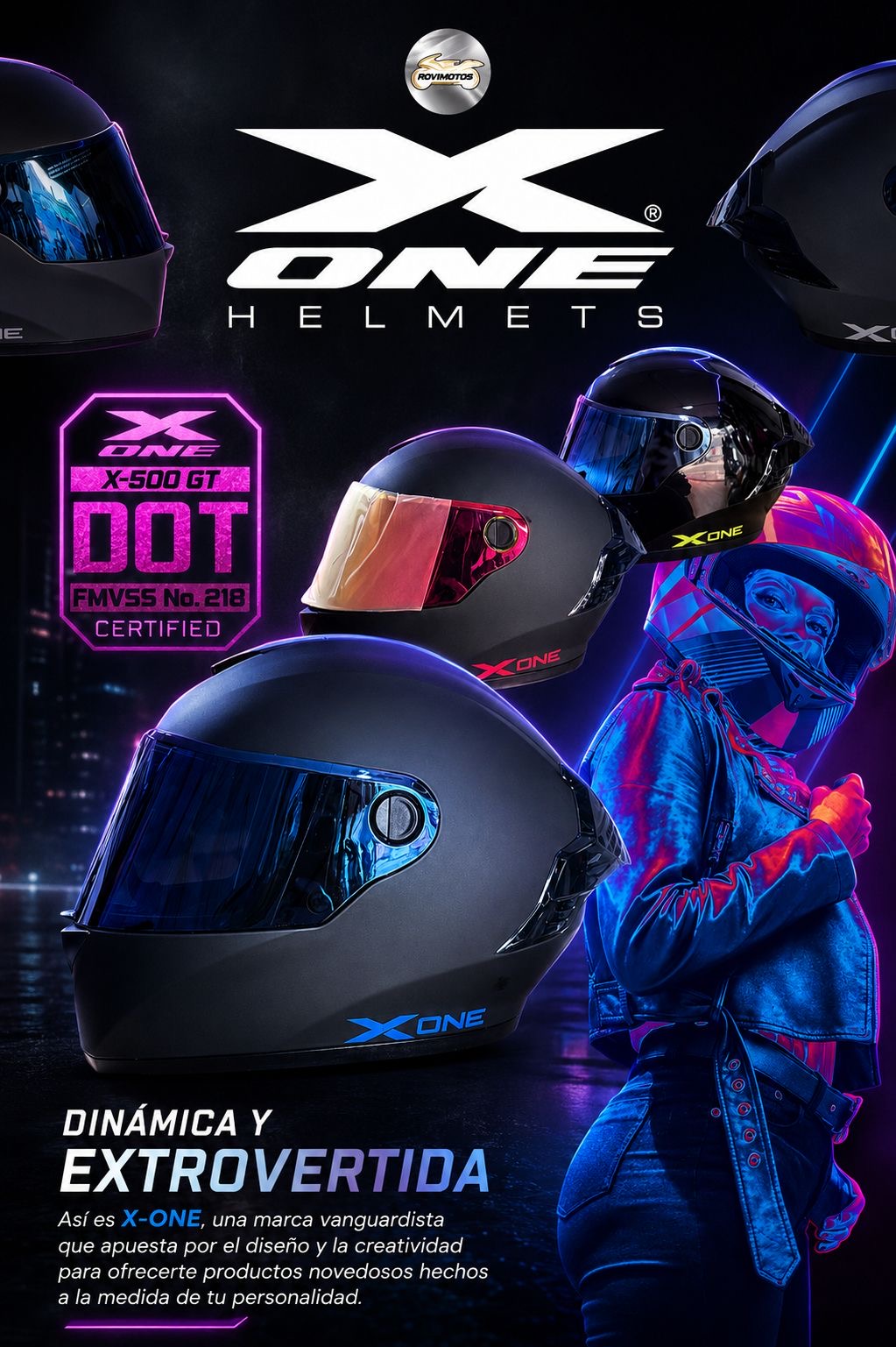 CASCO X-ONE X-500RS Solid VS AZ L