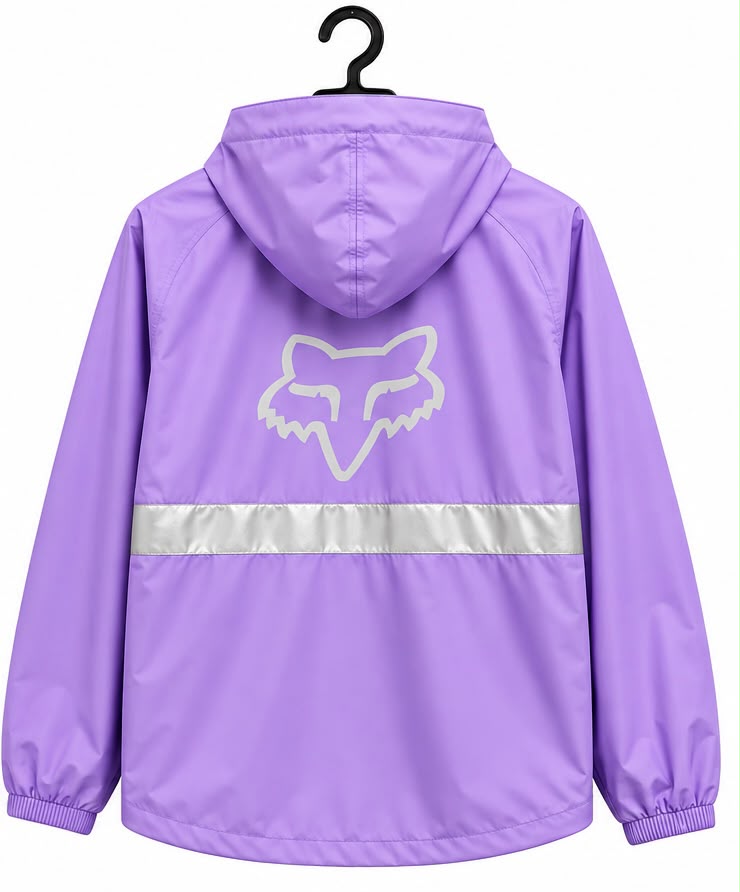 Chaqueta reflectiva doble faz Lila