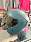 Casco abierto TECH azul aguamarina mate