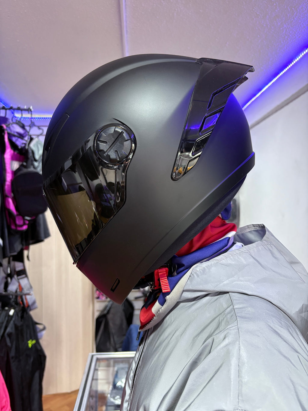 CASCO ICH 501SP NEGRO MATE