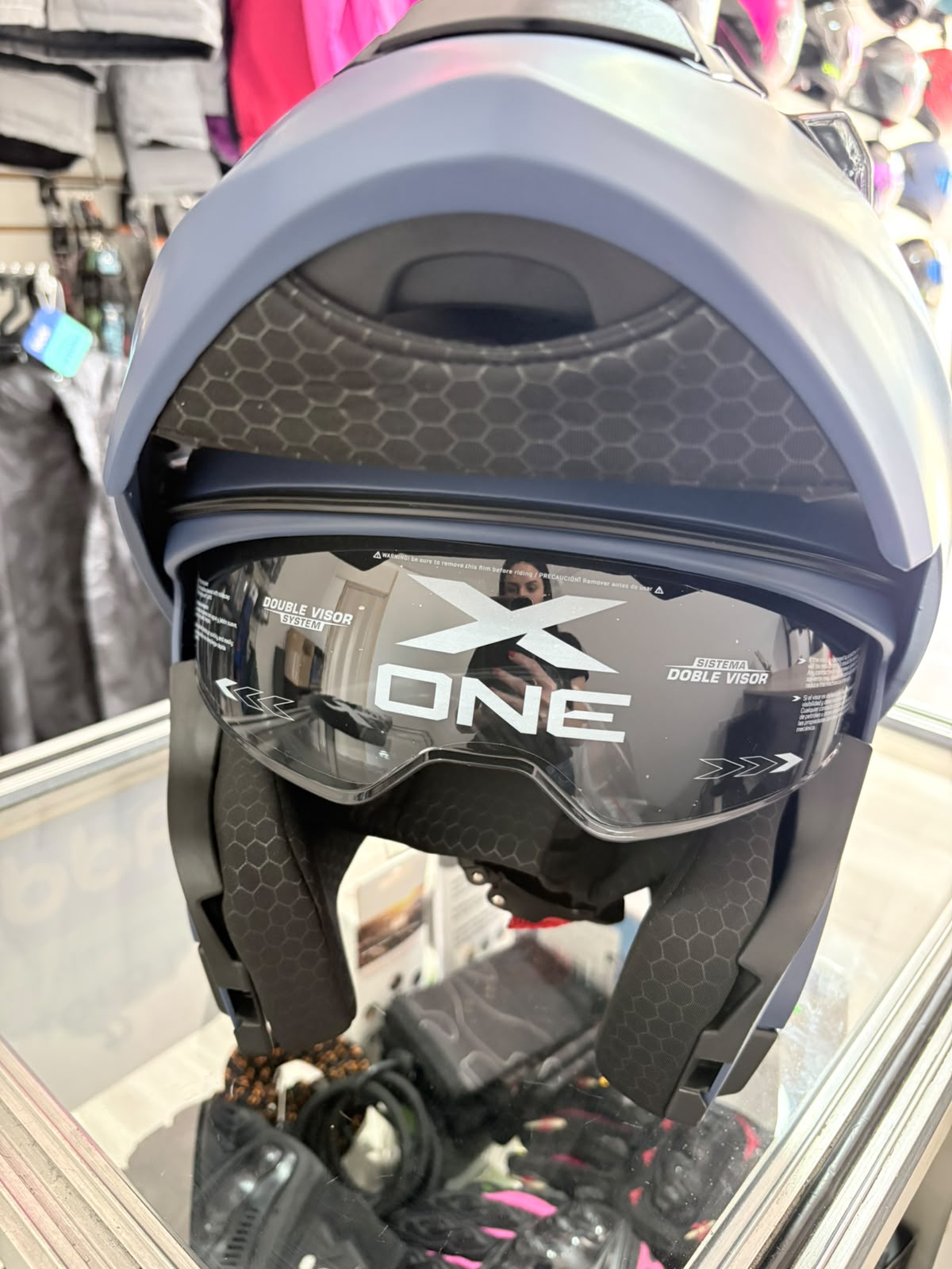 CASCO ABATIBLE X-ONE AZUL MARINO VS AZUL
