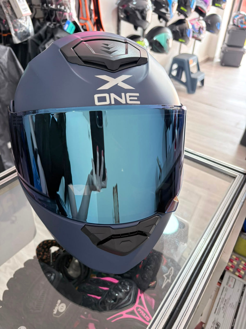 CASCO ABATIBLE X-ONE AZUL MARINO VS AZUL