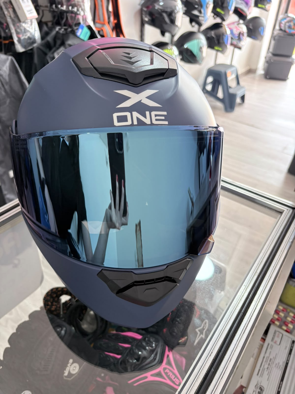 CASCO ABATIBLE X-ONE AZUL MARINO VS AZUL
