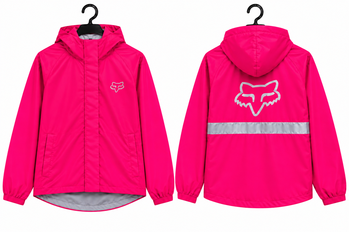 Chaqueta reflectiva doble faz Fucsia Neón