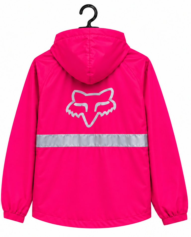 Chaqueta reflectiva doble faz Fucsia Neón