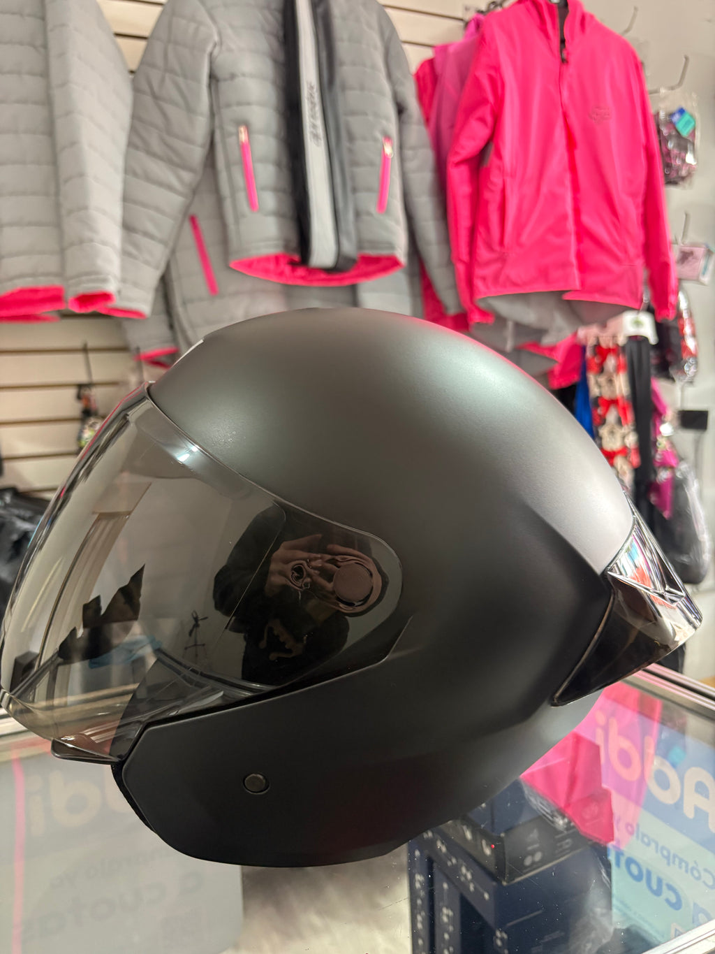 Casco abierto ICH solid negro mate