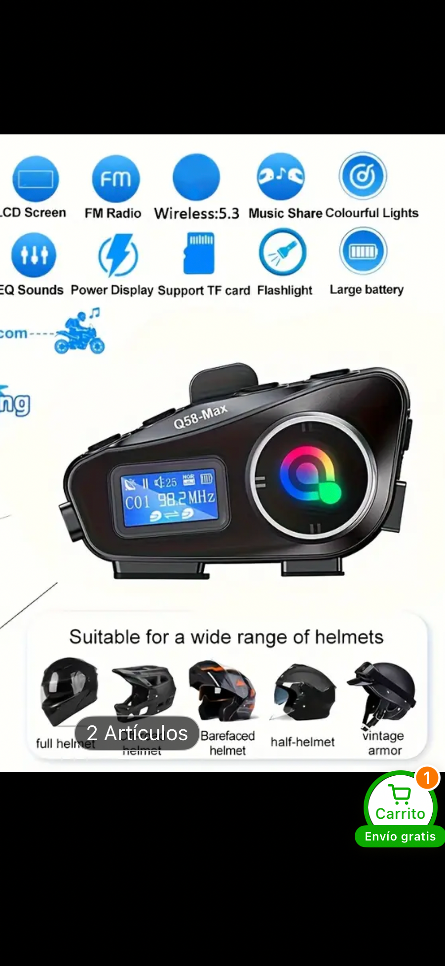 Intercomunicador Q58-Max