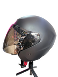 CASCO TECH ABIERTO NEGRO MATE