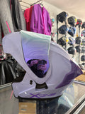 CASCO ABATIBLE X-ONE MORADO BRILLANTE