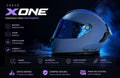 CASCO X-ONE X-500RS Solid AZ - VISOR AZ