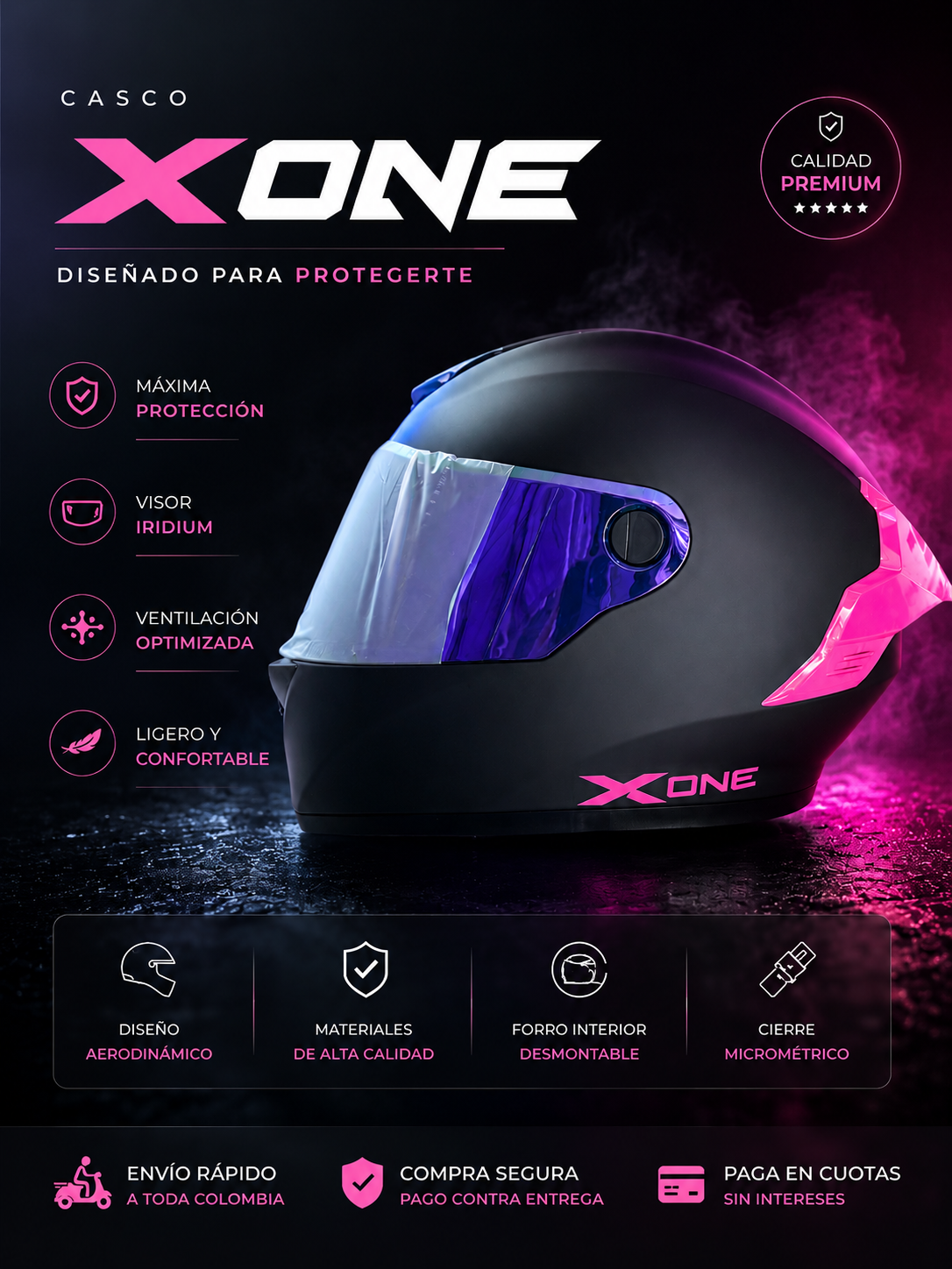 CASCO X-ONE X-500RS - SOLID RS