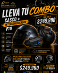 🔥COMBO CASCO E INTERCOMUNICADOR CERTIFICADOS 🔥