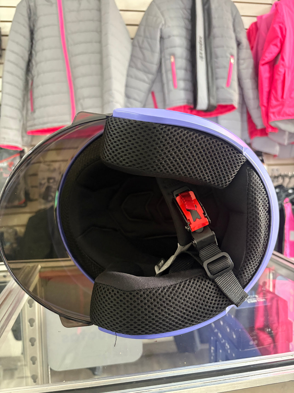 Casco abierto TECH Morado