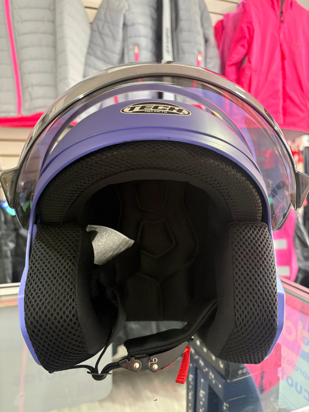 Casco abierto TECH Morado