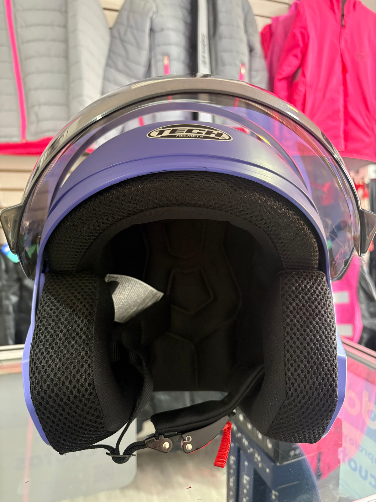 Casco abierto TECH Morado