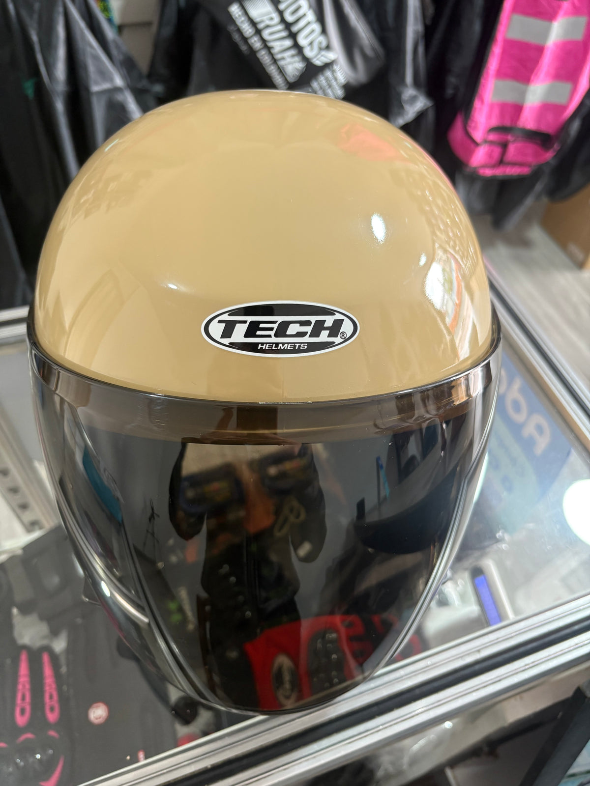 Casco abierto TECH Arena brillo
