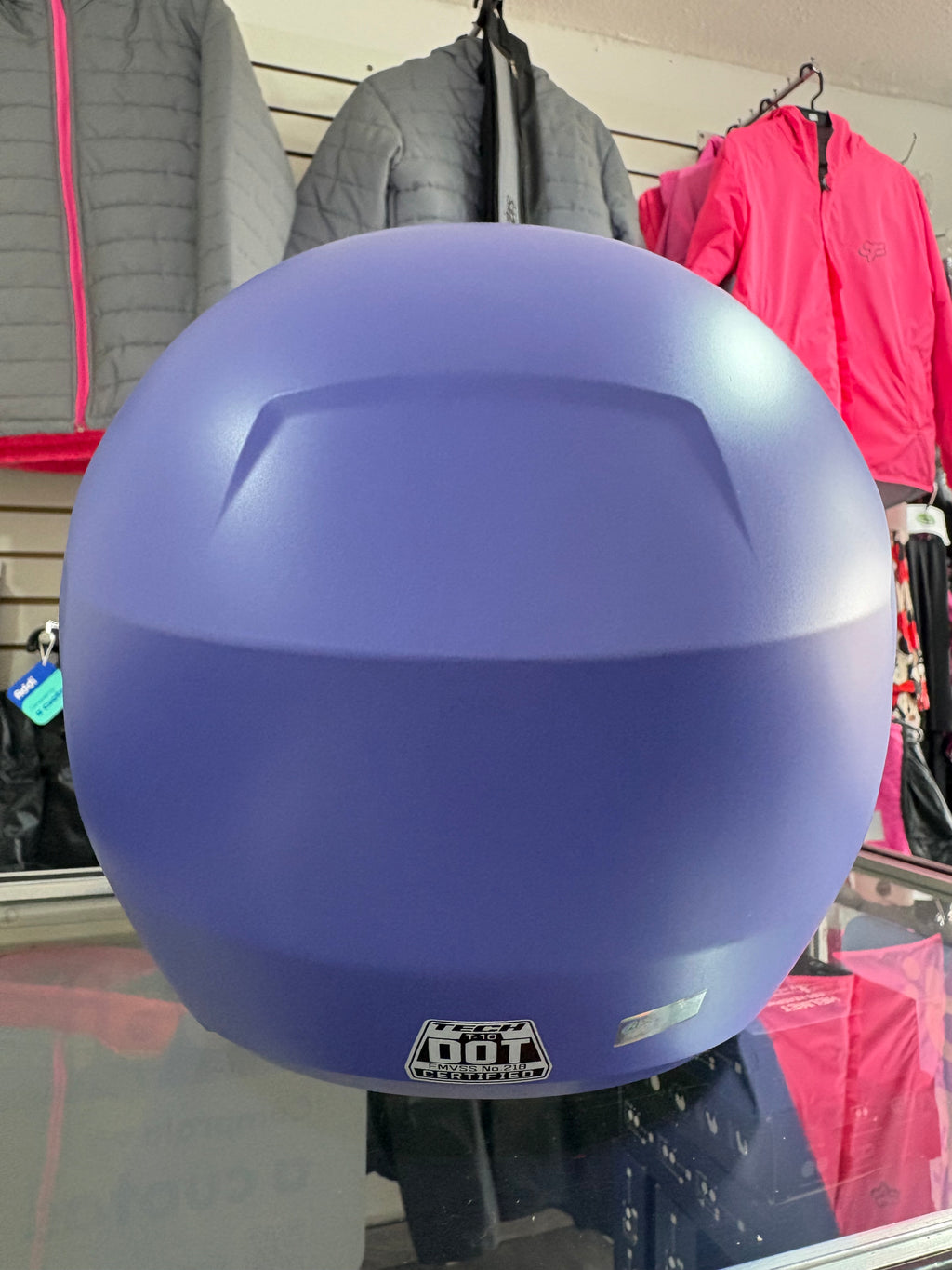 Casco abierto TECH Morado