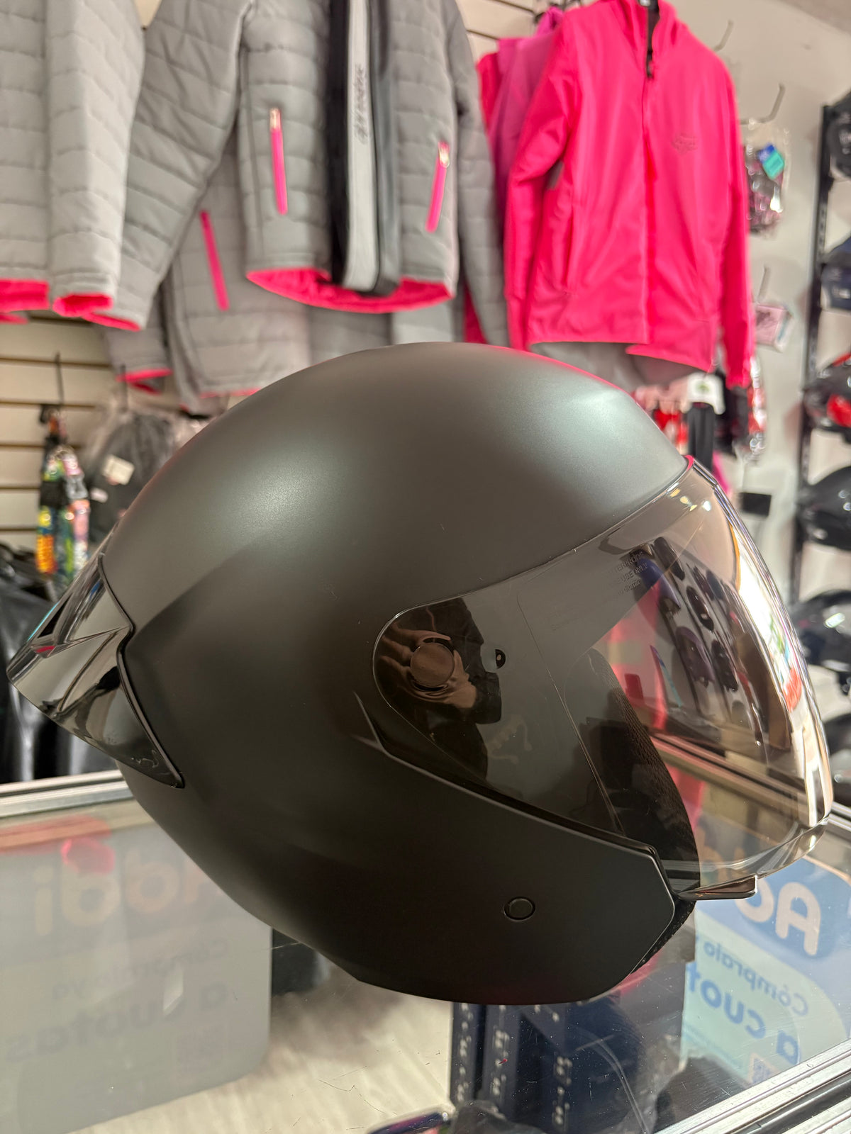 Casco abierto ICH solid negro mate