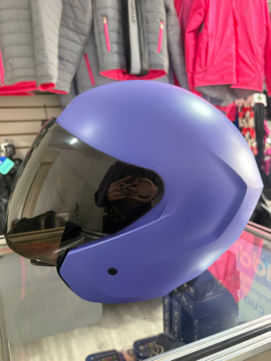 Casco abierto TECH Morado