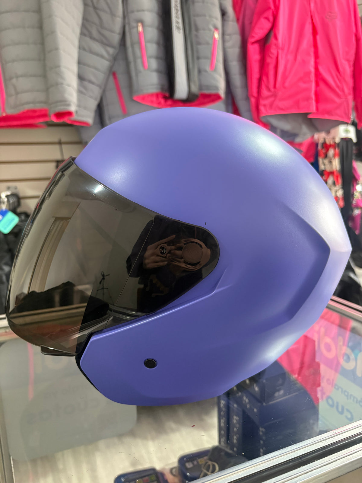 Casco abierto TECH Morado