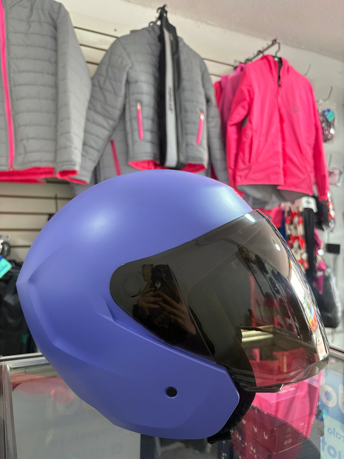 Casco abierto TECH Morado