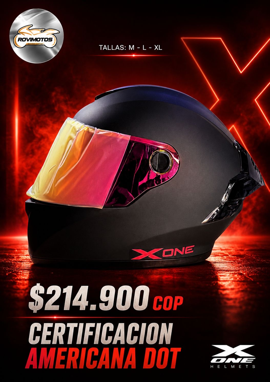 CASCO X-ONE X-500RS Solid XL VS RJ