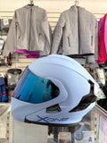 CASCO ABATIBLE X-ONE AZUL CLARO MATE VS AZUL